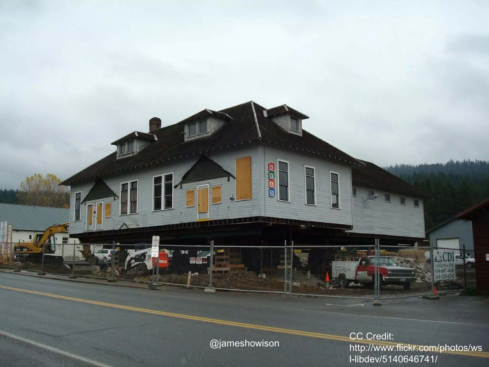 CC Credit:
http://www.flickr.com/photos/ws
l-libdev/5140646741/
@jameshowison
 