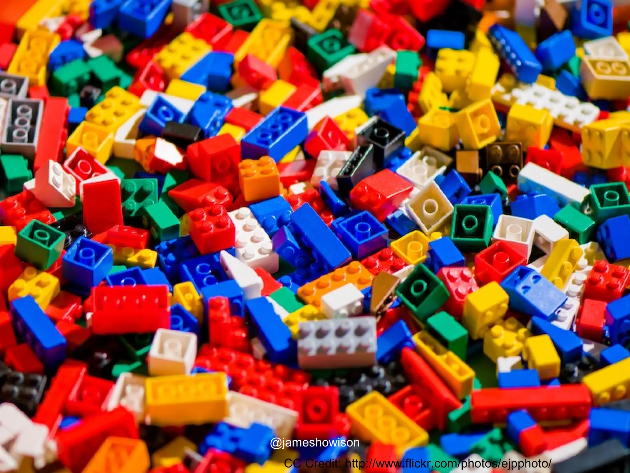 CC Credit: http://www.flickr.com/photos/ejpphoto/
@jameshowison
 