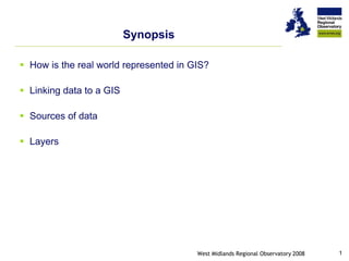How is the real world represented in GIS?