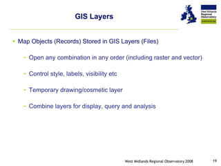 How is the real world represented in GIS?