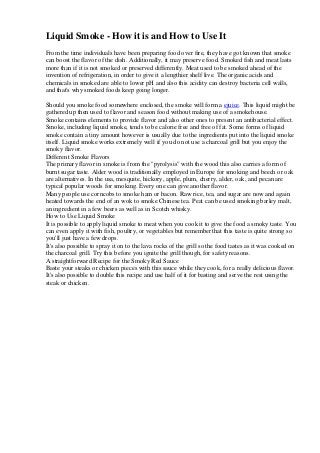 How it is and how to use it