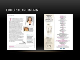 EDITORIAL AND IMPRINT 
 