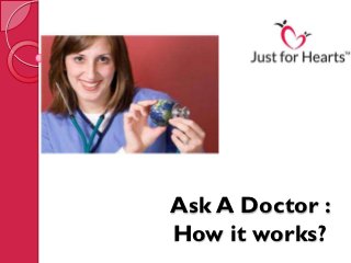 Ask A Doctor :
How it works?
 