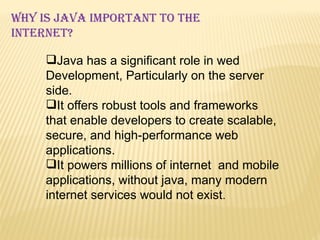 HOW JAVA IS IMPORTANT TO THE INTERNET-Mrs.N.Kavitha.pptx