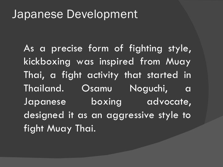 how kickboxing evolved to what it is today kickboxing form