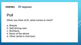 How learning can use machine learning and ai