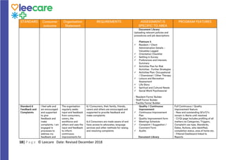 How Leecare meets the 2019 Aged Care Quality Standards | PDF