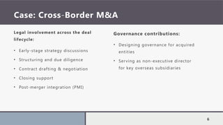 How Legal Functions Drive Corporate Value: Enhancing Governance, Risk ...