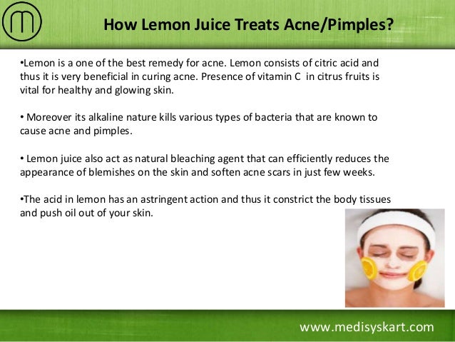 How Lemon Helps in Reducing Acne Scars