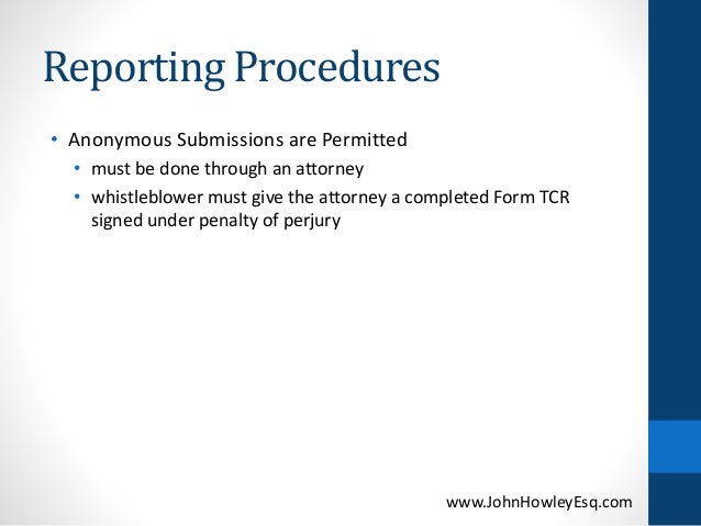sec form tcr whistleblowers on wall street a guide to sec sec form tcr whistleblowers on wall street a guide to sec