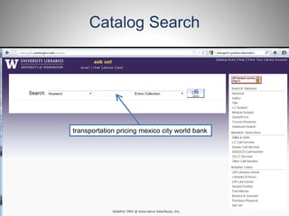 Catalog Search 
transportation pricing mexico city world bank 
 