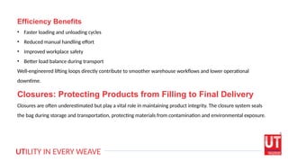 Enhancing FIBC Bag Efficiency with Lifting Loops, Closures, and ...