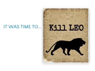 Kill LEOIT WAS TIME TO...
 