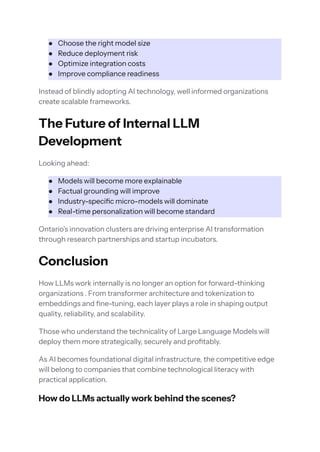 How LLMs Work Internally_ Architecture, Training Process, and Business ...