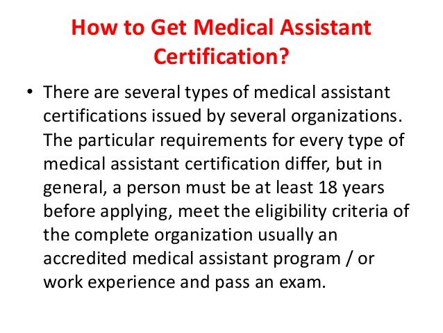 how long are medical assistant programs types of medical assistant certifications
