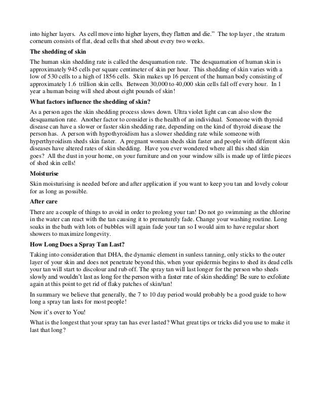 How Long Does A Spray Tan Last?