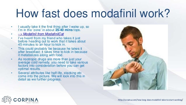 What does provigil do work