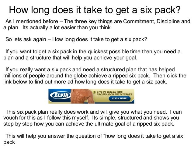 how does it take to a how does it take to get a six pack how does it take to a how does it take to get a six pack