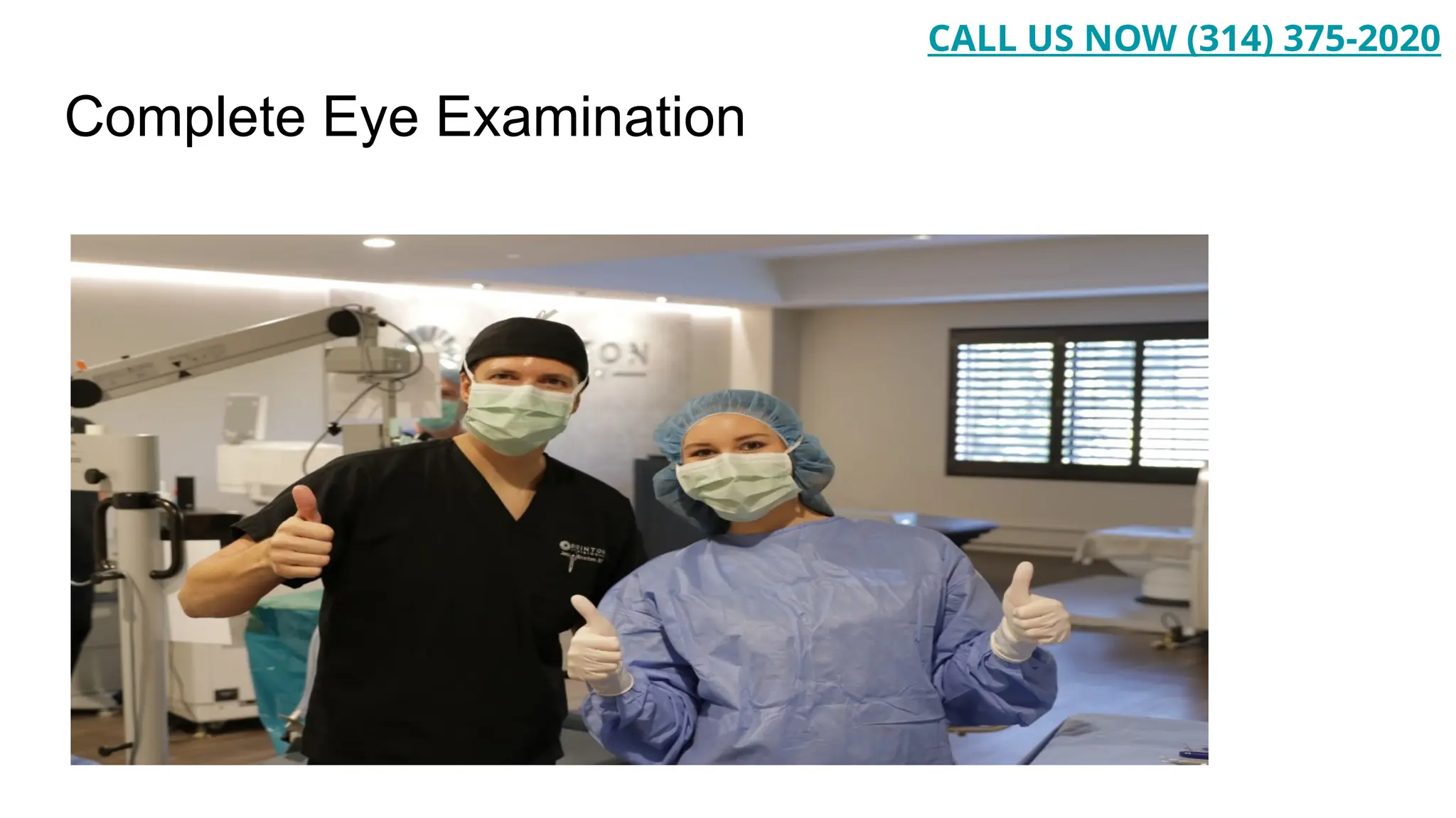 Complete Eye Examination
CALL US NOW (314) 375-2020
 