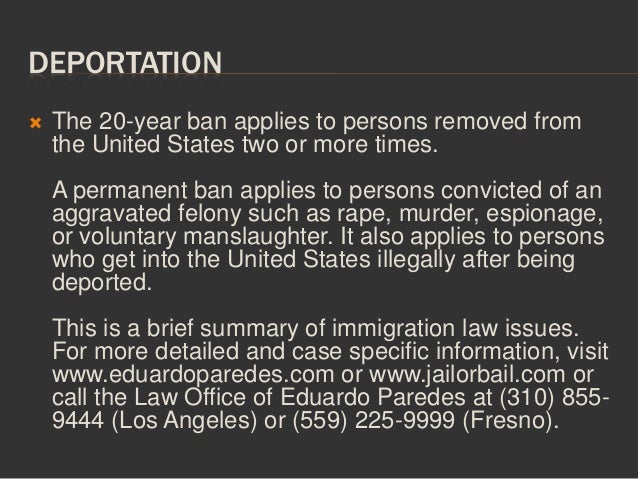 Ur Getting Deported How To Re Enter The Us After Deportation – CGZSUT