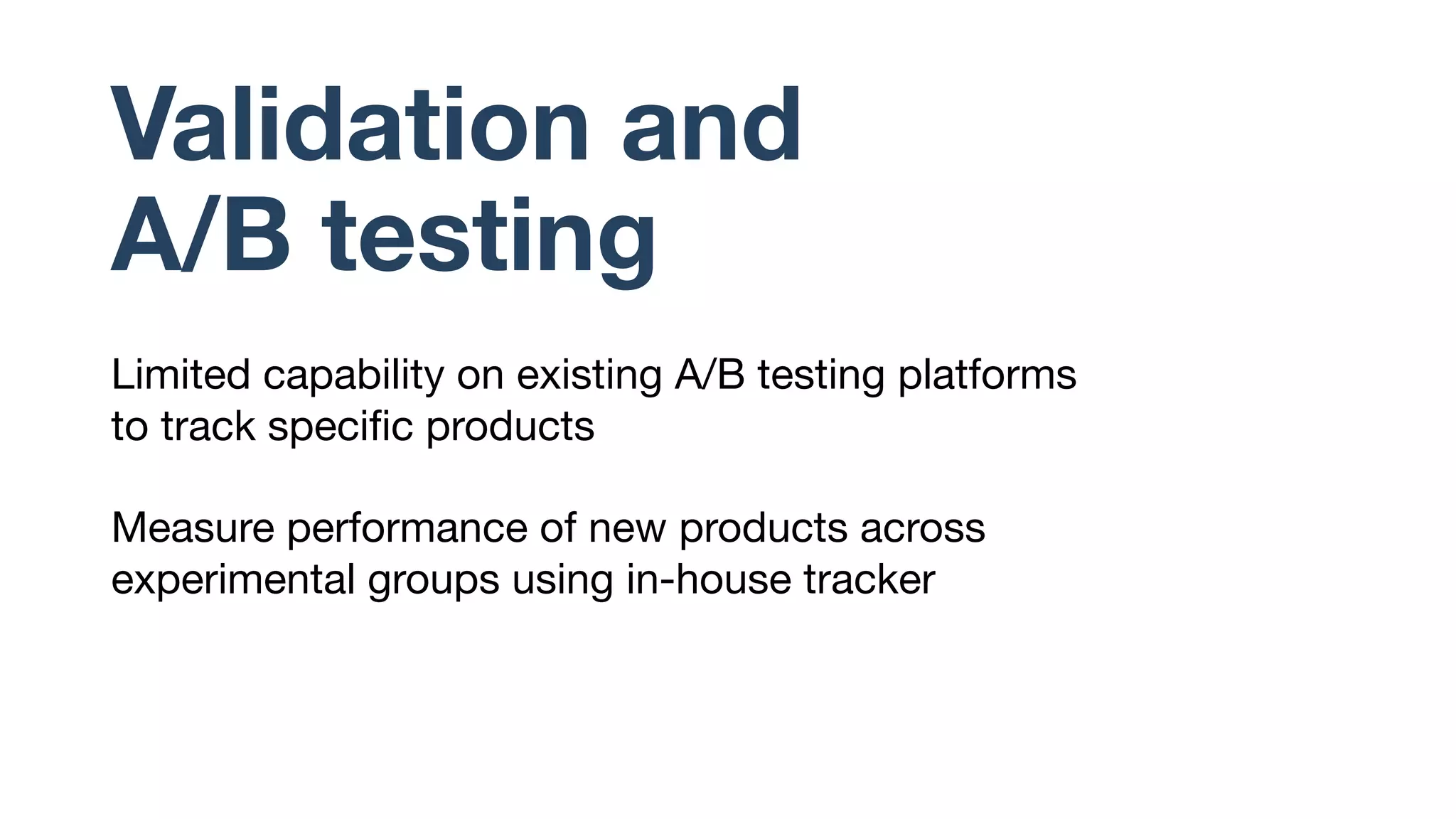 Data preparation and
feature engineering
Parse (log) data to identify shoppers’ needs
Measure potential product demand
Model product similarity (Spark GraphX / ElasticSearch)
 