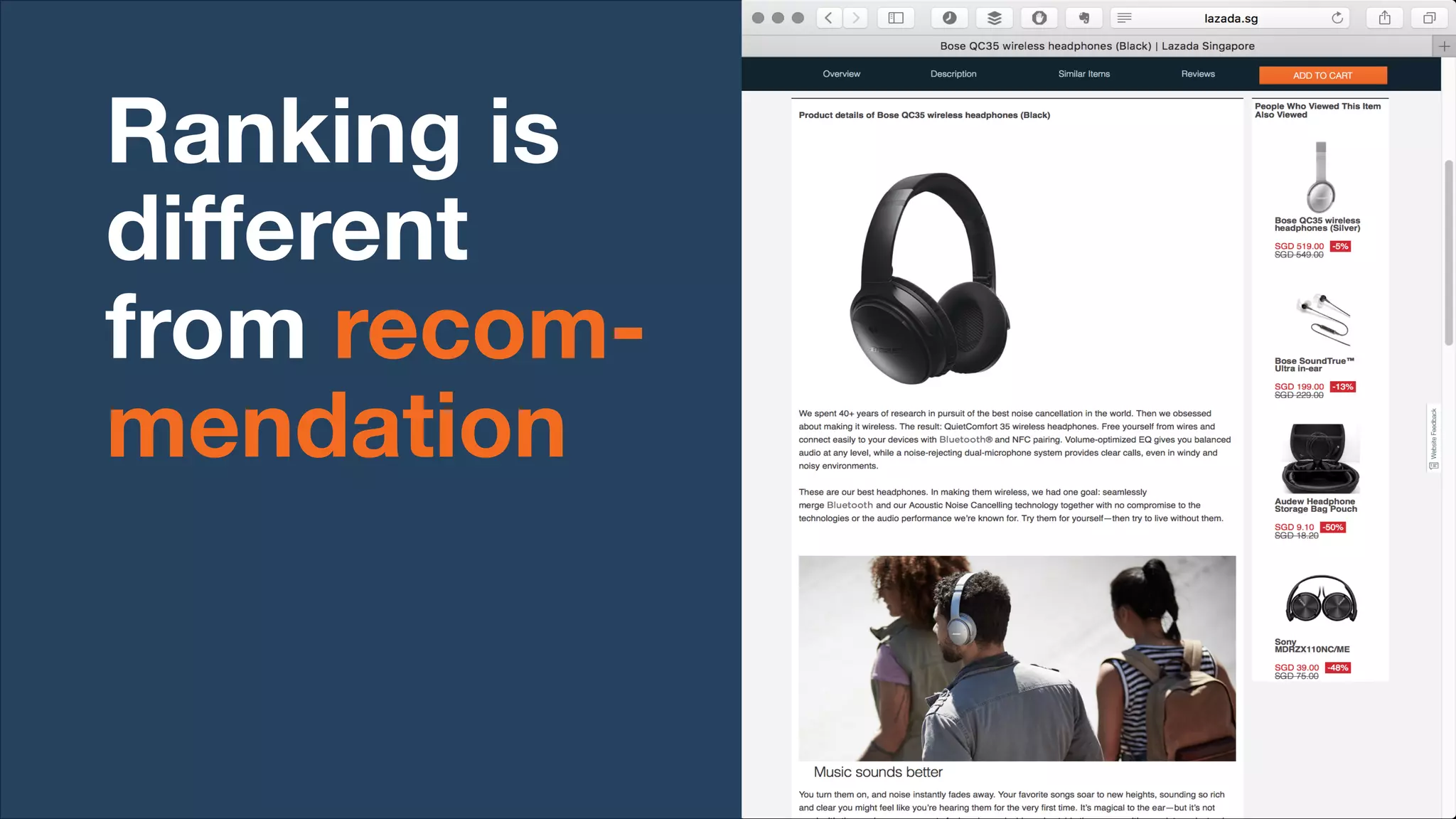 Ranking
affects what
appears
on top
 