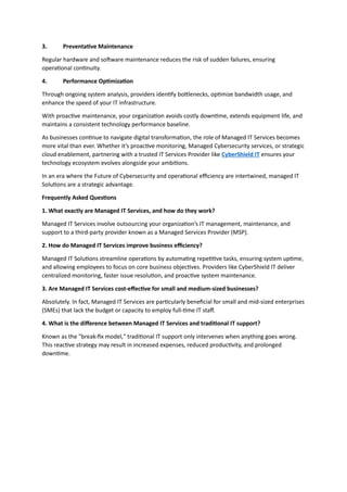 How Managed IT Services Can Streamline Your Business Operations | PDF