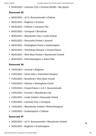 How Many Games in the Premier League_ The Football Fixture.pdf