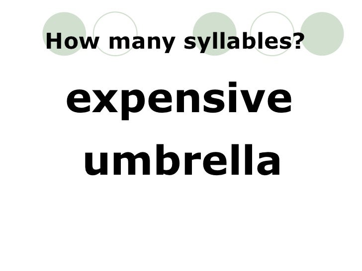 How many syllables1