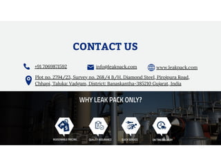 How many types of mechanical seals? | LEAK-PACK | PPTX