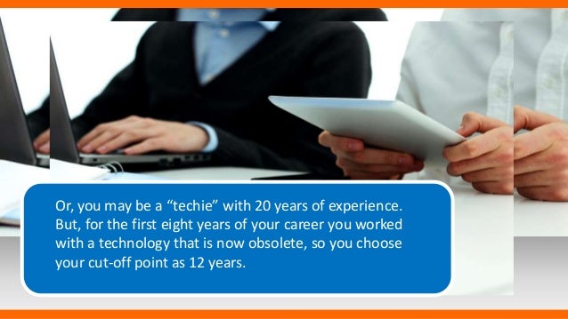 how many years of experience on a resume