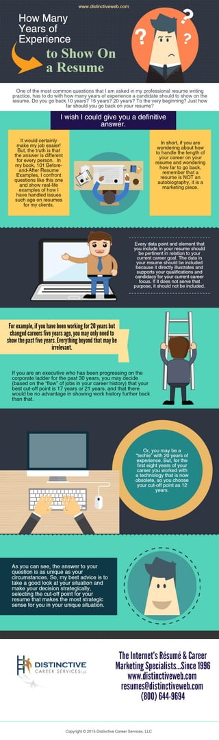 How Many Years of Experience to - How Many Years Of Experience To Show On A Resume 1 320 