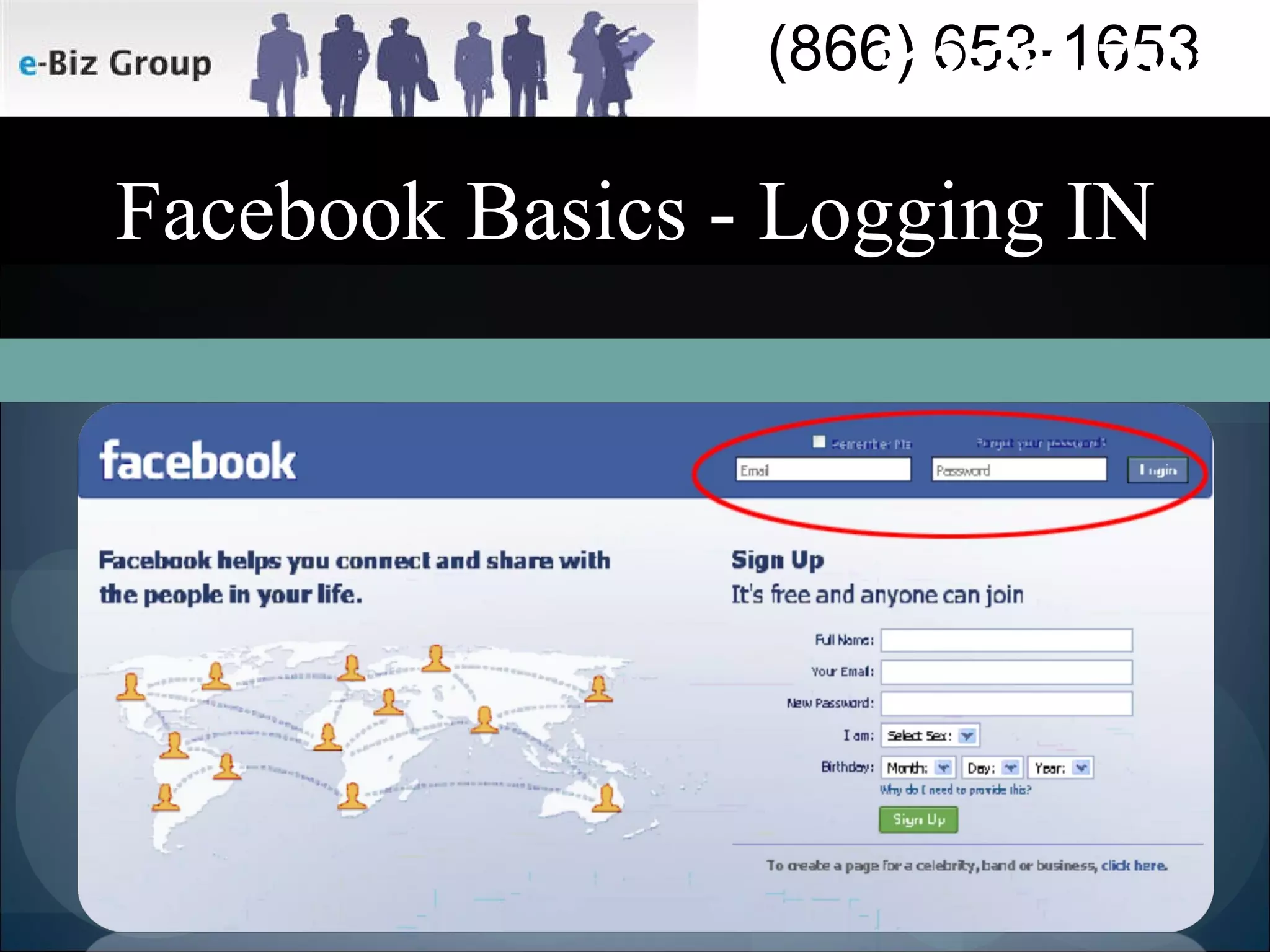 312-386-7501 Facebook Basics - Logging IN 