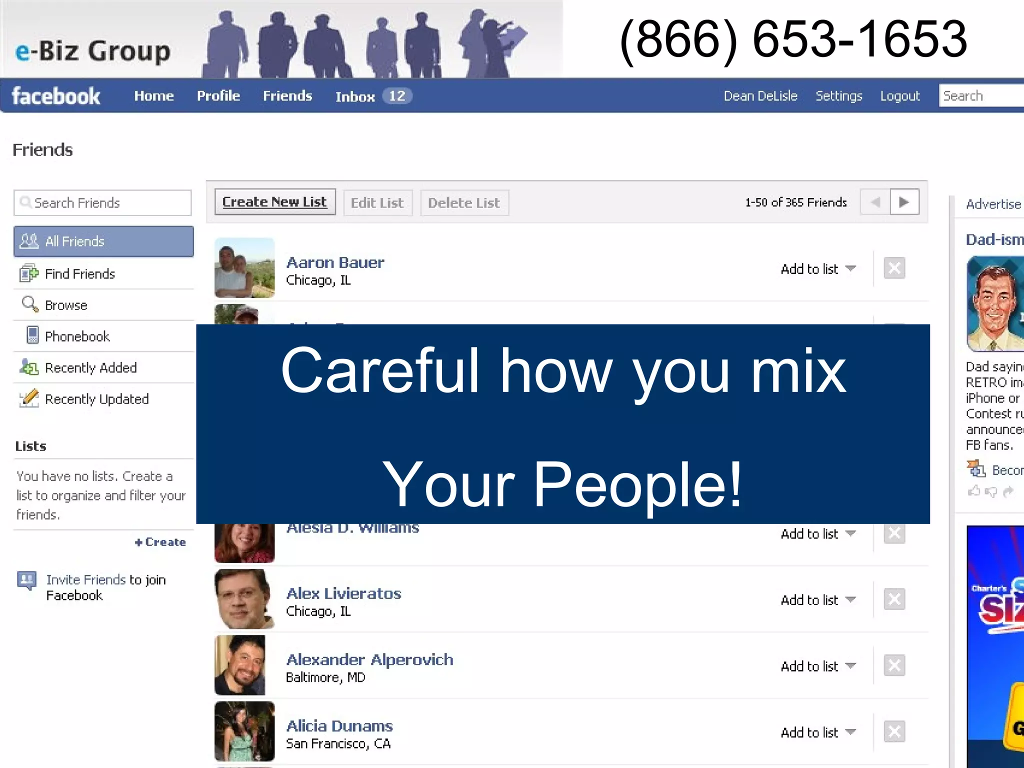 Profile Notes Careful how you mix Your People! 