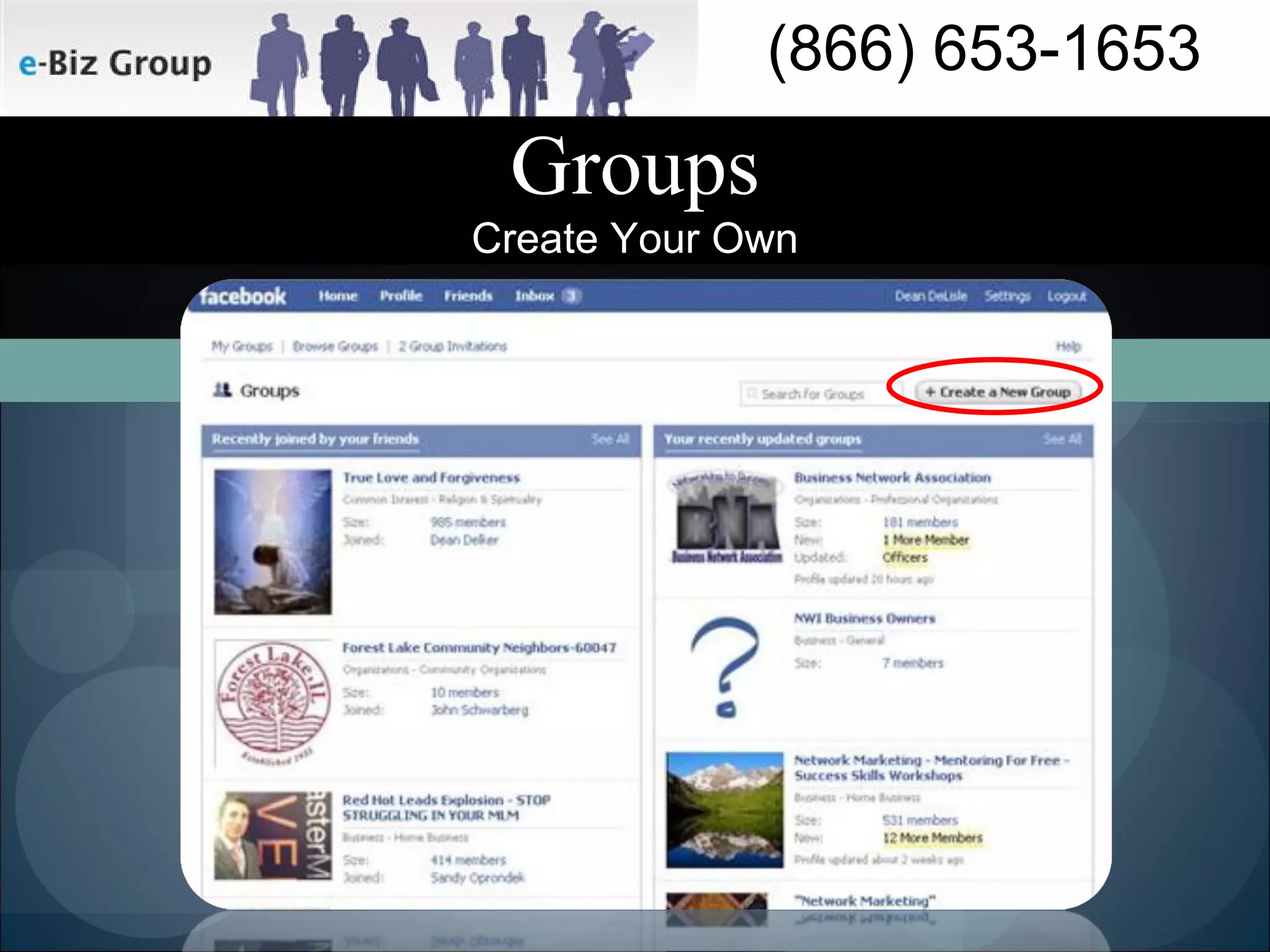 Groups Create Your Own 