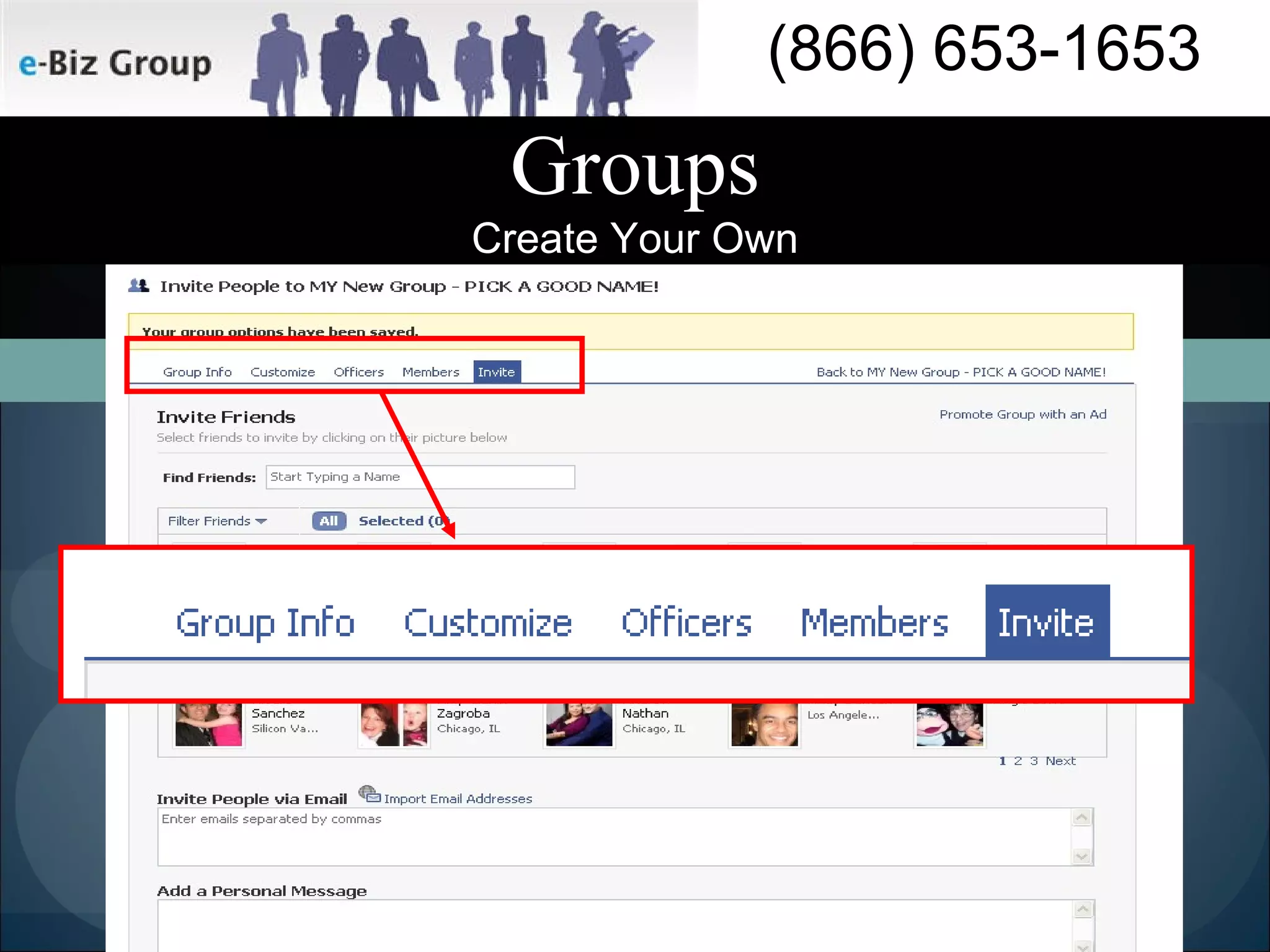 Groups Create Your Own 