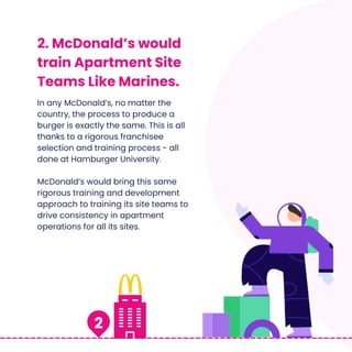 In any McDonald’s, no matter the
country, the process to produce a
burger is exactly the same. This is all
thanks to a rig...