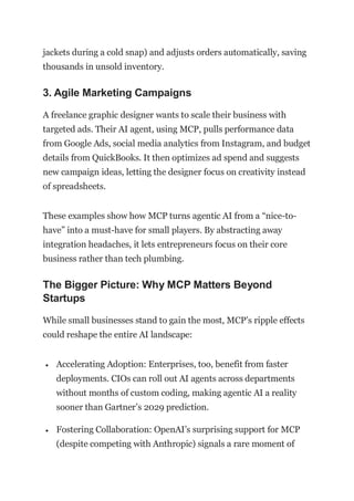 How MCP Could Redefine the Future of Agentic AI A New Lens on ...