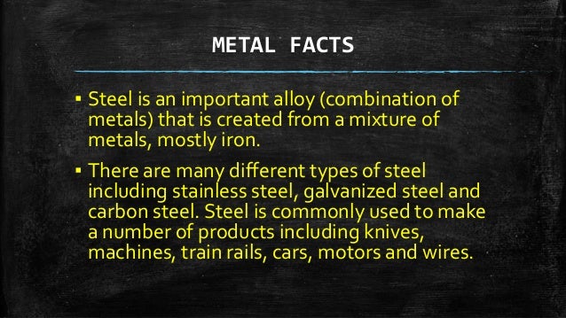 How metals are made