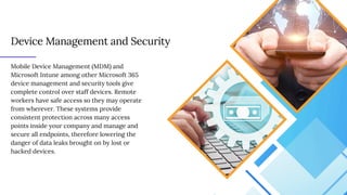 How Microsoft 365 Security Solutions Protect Your Enterprise | PDF