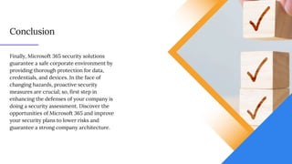 How Microsoft 365 Security Solutions Protect Your Enterprise | PDF
