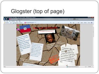 Glogster (top of page)