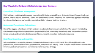 Mlm Reporting How MLM Software Helps You Manage and Expand Your Direct Selling ...