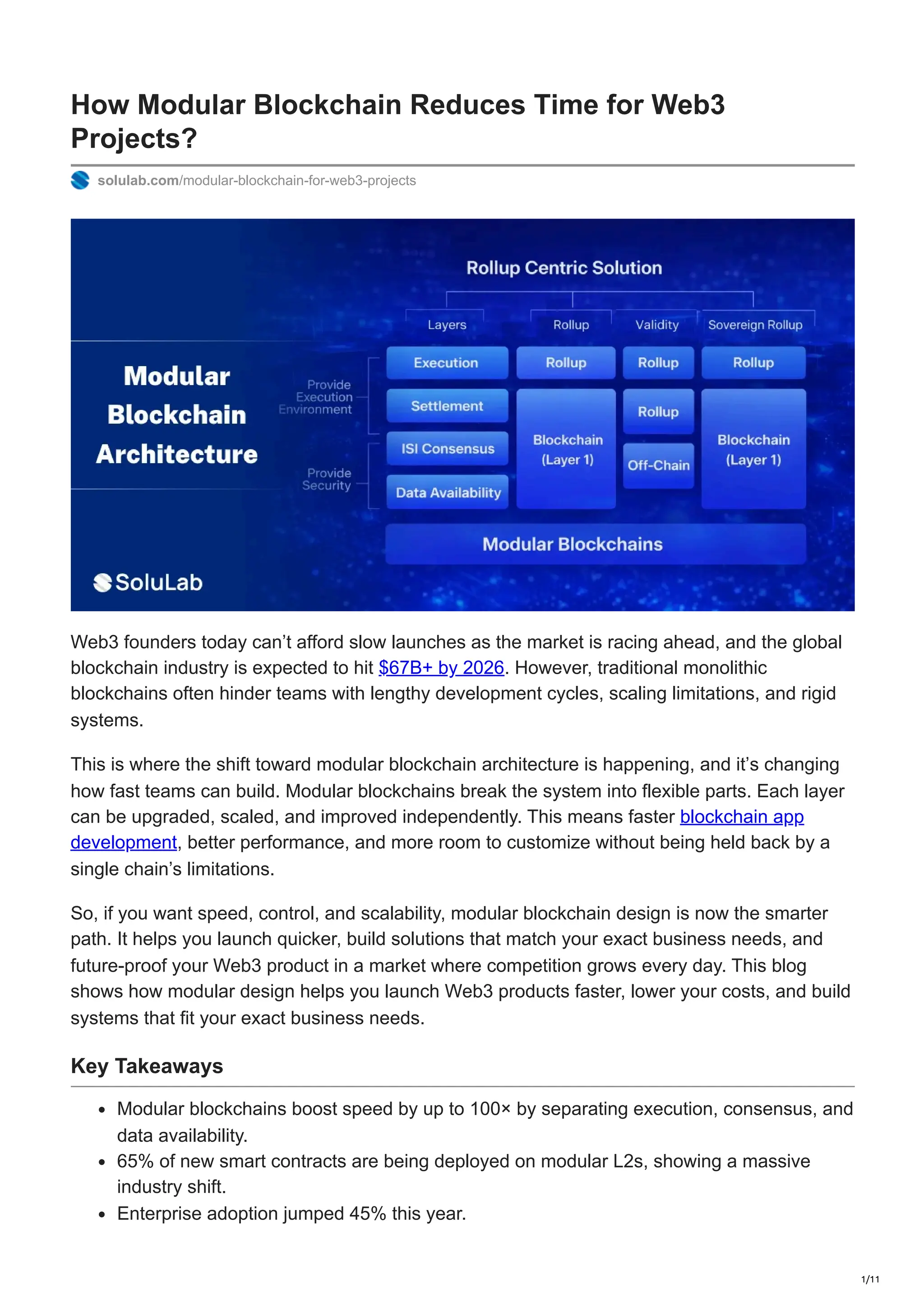 How Modular Blockchain Reduces Time for Web3 Projects.pdf