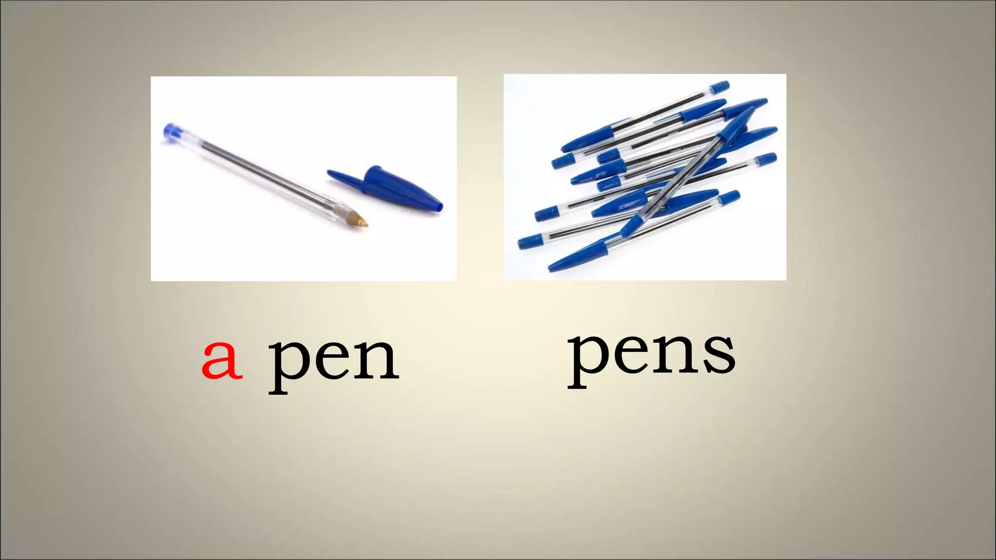 a pen pens
 
