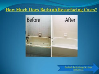 How Much Does Bathtub Resurfacing Costs?
Bathtub Refinishing Services
Buffalo NY
 