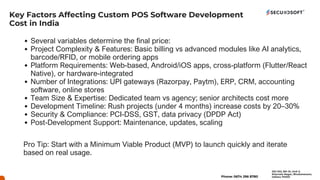 Comprehensive Guide to Custom POS Software Development Costs in India ...