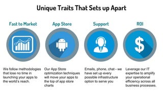 freegoogleslidestemplates.comFGST
Aiming to Build Your Dream Mobile App?
Apphitect Can Help You
App building expertise that talks for itself
Apphitect is a globe-leading mobile app builder with tons
of experience on creating stunning mobile apps for
various enterprises. We love toying with emerging
technologies like Augmented Reality, Wearables, BLE
4.0 and several others that will become mainstream in
near future.
1000+
Happy Clients
200+
UI Developers
8+
Years Exp
 