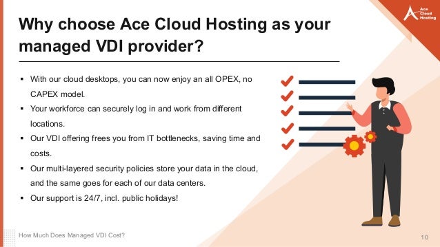 Know the cost of Managed VDI| Ace Cloud Hosting | PDF