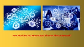 How Much Do You Know About The Pan African Network?
 